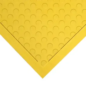 ASO SAFETY SOLUTIONS 1602-5380 Safety Contact Mat, 24 x 36 Inch Size, Integrated Taper Edge | CV7TJZ