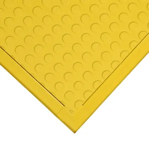 ASO SAFETY SOLUTIONS 1602-5381 Safety Contact Mat, 24 x 48 Inch Size, Integrated Taper Edge | CV7TKA