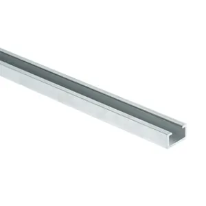 ASO SAFETY SOLUTIONS 2002-0230 Contact Edge Mounting Rail, Aluminum, 5 ft. Length, Pack Of 4 | CV7WWY