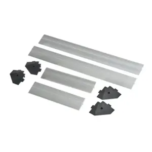 ASO SAFETY SOLUTIONS 2010-0121 Contact Mat Trim Kit, Aluminum | CV7QVF