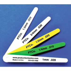 ASSEMBLY TOOL L - 512 Feeler Gauge, Long Blade, 100 mm Blade Length, 12 mm Blade Width, Plastic, +/-5% Tolerance | CN8ZJV 38YZ45