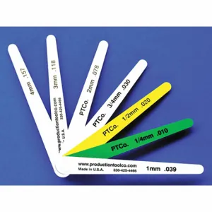 ASSEMBLY TOOL L - 7 Feeler Gauge, Long Blade, 100 mm Blade Length, 12 mm Blade Width, Plastic, +/-5% Tolerance | CN8ZJP 38YZ43