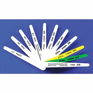 ASSEMBLY TOOL L - 1112 Feeler Gauge, Long Blade, 100 mm Blade Length, 12 mm Blade Width, Plastic, +/-5% Tolerance | CN8ZJY 38YZ51