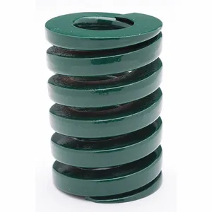 RAYMOND ASH027030 Die Spring, Oil Tempered Chrome Silicone, 30 mm Length, Green, Paint, 5 PK | CT8TKK 54KA19