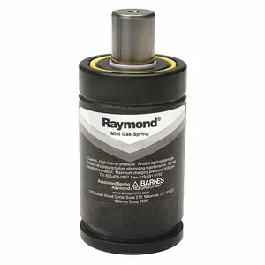 RAYMOND TU 250-012 Gas Spring, Heavy Duty Nitrogen, Carbon Steel, 2.5 Inch Size Compressed Length | CT8TZG 54JR53