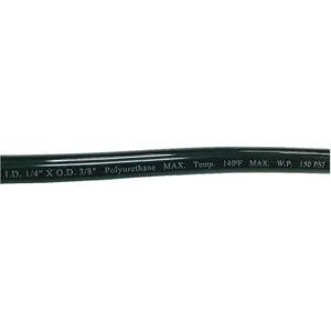 ATP 1PBN2 Tubing 1/4 Inch Id x 3/8 Inch Outer Diameter 100 Feet Black | AB2WEE PU38-BBLK / 1PBR1