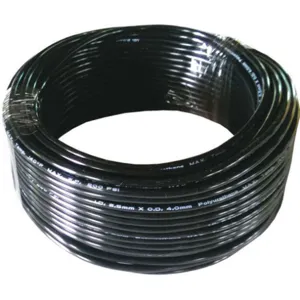 ATP 1PBR5 Tubing 2.5mm Id x 4mm Outer Diameter 100 Feet Black | AB2WEU PU04MB-BK / 1PBU1