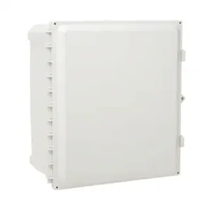 ATTABOX AH16148 Enclosure, 16 x 14 x 8 Inch Size, Wall Mount, Polycarbonate Light Gray | CV7JUG