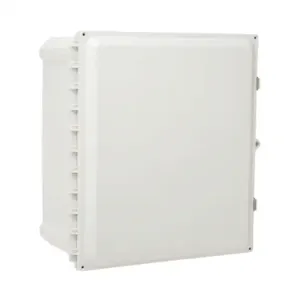 ATTABOX AH16148SS Enclosure, 16 x 14 x 8 Inch Size, Wall Mount, Polycarbonate Light Gray | CV7JUK