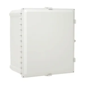 ATTABOX AH181610 Enclosure, 18 x 16 x 10 Inch Size, Wall Mount, Polycarbonate Light Gray | CV7JUL