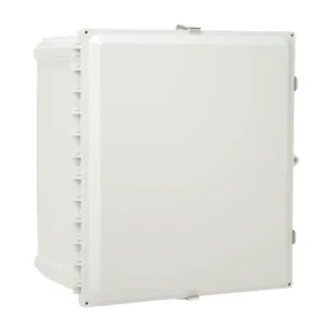 ATTABOX AH181610SS Enclosure, 18 x 16 x 10 Inch Size, Wall Mount, Polycarbonate Light Gray | CV7JUP