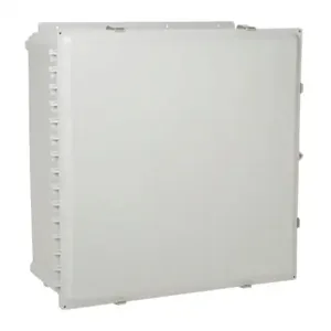 ATTABOX AH242410SS Enclosure, 24 x 24 x 10 Inch Size, Wall Mount, Polycarbonate Light Gray | CV7JVC