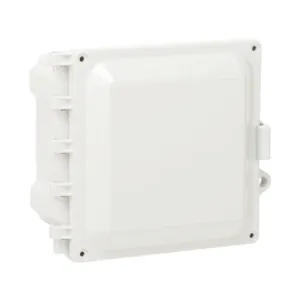 ATTABOX AH664 Enclosure, 6 x 6 x 4 Inch Size, Wall Mount, Polycarbonate Light Gray | CV7JVD