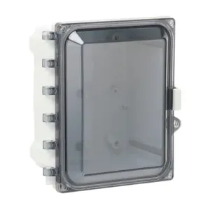 ATTABOX AH864C Enclosure, 8 x 6 x 4 Inch Size, Wall Mount, Polycarbonate Light Gray | CV7JVJ