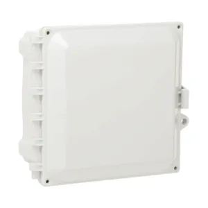 ATTABOX AH884 Enclosure, 8 x 8 x 4 Inch Size, Wall Mount, Polycarbonate Light Gray | CV7JVM