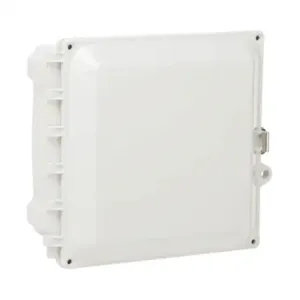 ATTABOX AH884SS Enclosure, 8 x 8 x 4 Inch Size, Wall Mount, Polycarbonate Light Gray | CV7JVQ