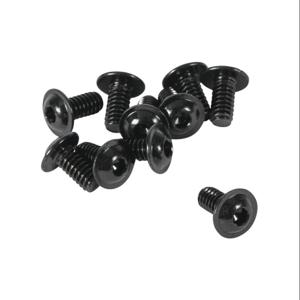 FATH 151041 Flanged Button Head Socket Cap Screw, Gloss Black, 1/4-20 Unc x 1/2 Inch Size, Pack Of 10 | CV7YED
