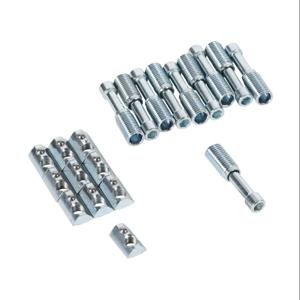 FATH 151103 Steckverbinder, Silber, verzinkter Stahl, Schlitzgröße 8, 10er-Pack | CV7FNZ