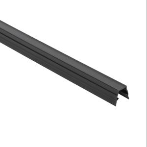 FATH 151164 Cover And Reduction Profile, Black, 2000mm, Polypropylene, Slot Size 8, Pack Of 25 | CV7VVQ