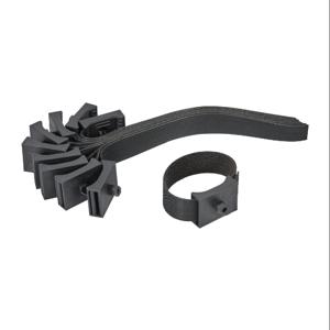 FATH 151175 Hook And Loop, Black, 4.5 x 20 x 200mm, Glass-Filled Nylon/Polypropylene, Pack Of 10 | CV7TFG