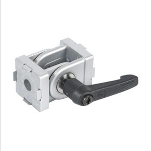 FATH 151200 Pivot Joint With Locking Handle, Silver, 178-Deg. Adjustable, 2 Holes, Die-Cast Zinc | CV7PYZ