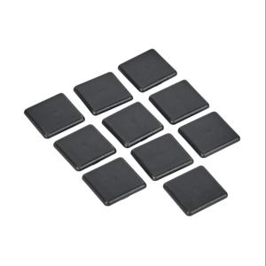 FATH 151234 End Cap, Black, 40 x 40mm, Glass-Filled Nylon, Slot Size 8, Pack Of 10 | CV7EZE