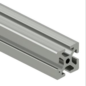 SURE FRAME 1515C Standard-T-Schlitzschiene, Silber, 6063-T6 eloxierte Aluminiumlegierung, auf Länge zugeschnitten | CV7WWT