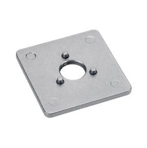 FATH 161041 Fixed Caster Adapter Plate, Silver, 45 x 45mm, Die-Cast Zinc, Slot Size 10 | CV7BZE