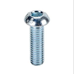 FATH 161063 Socket Cap Screw, Silver, M6-1.0 x 20mm, Zinc Plated Steel, 6/8/10 Slot Size, Pack Of 10 | CV7YEZ