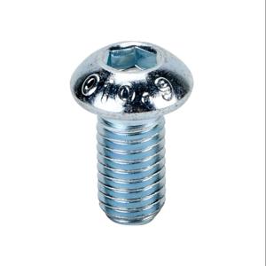 FATH 161067 Socket Cap Screw, Silver, M8-1.25 x 16mm, Zinc Plated Steel, Slot Size 8/10, Pack Of 10 | CV7YFD