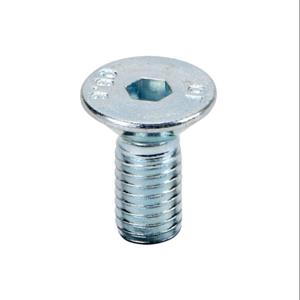 FATH 161077 Flat Head Socket Cap Screw, Silver, M5-0.8 x 12mm, Zinc Plated Steel, Pack Of 10 | CV7YFN