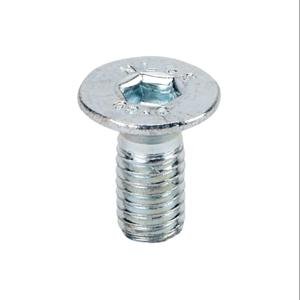 FATH 161079 Flat Head Socket Cap Screw, Silver, M6-1.0 x 14mm, Zinc Plated Steel, Pack Of 10 | CV7YFQ