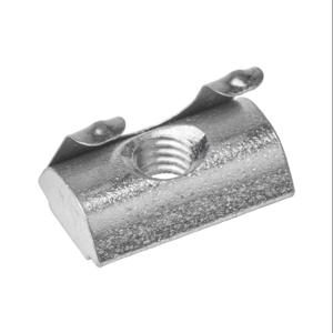 FATH 161112 Einrollmutter, Silber, 10-32 Unf, verzinkter Stahl, Schlitzgröße 6, 10er-Pack | CV7UJF