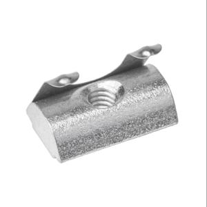 FATH 161113 Roll-In Nut, Silver, 8-32 Unf, Zinc Plated Steel, Slot Size 6, Pack Of 10 | CV7UJG