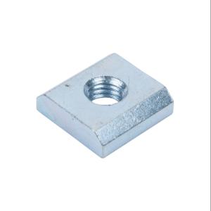 FATH 162887 Slide-In Nut, Silver, M8-1.25, Zinc Plated Steel, Slot Size 10, Pack Of 10 | CV7UKC