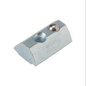 FATH 162996 Roll-In Nut, Silver, 10-32 Unf, Zinc Plated Steel, Slot Size 8, Pack Of 10 | CV7UKH