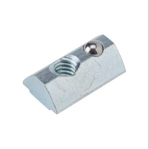 FATH 162997 Roll-In Nut, Silver, 1/4-20 Unc, Zinc Plated Steel, Slot Size 8, Pack Of 10 | CV7UKJ
