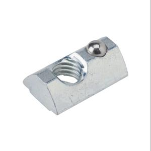 FATH 163002 Roll-In Nut, Silver, M8-1.25, Zinc Plated Steel, Slot Size 8, Pack Of 10 | CV7UKN