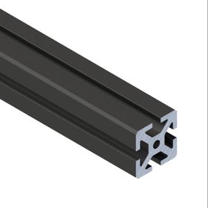 SURE FRAME 40-4040B Standard-T-Schlitzschiene, schwarz, 6063-T6 eloxierte Aluminiumlegierung, auf Länge zugeschnitten | CV7WXH