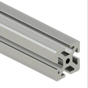 SURE FRAME 40-4040C Standard T-Slotted Rail, Silver, 6063-T6 Anodized Aluminum Alloy, Cut To Length | CV7WXK