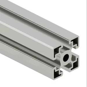 SURE FRAME 45-4545C Standard T-Slotted Rail, Silver, 6063-T6 Anodized Aluminum Alloy, Cut To Length | CV7WXU