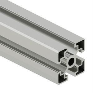 SURE FRAME 45-4545CL Light T-Slotted Rail, Silver, 6063-T6 Anodized Aluminum Alloy, Cut To Length | CV7WXV