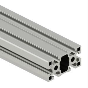 SURE FRAME 45-4590C Standard T-Slotted Rail, Silver, 6063-T6 Anodized Aluminum Alloy, Cut To Length | CV7WXW