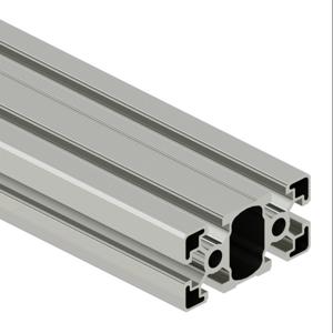 SURE FRAME 45-4590CL Light T-Slotted Rail, Silver, 6063-T6 Anodized Aluminum Alloy, Cut To Length | CV7WXX
