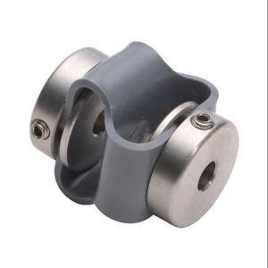 SURE MOTION DC-DLSS10-03 Drive Coupling, Double Loop, Stainless Steel, Setscrew, Size 10, 3/16 Inch Bore | CV7GDF