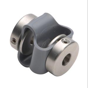 SURE MOTION DC-DLSS10-06M Drive Coupling, Double Loop, Stainless Steel, Setscrew, Size 10, 6mm Bore | CV7GDJ