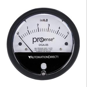 PROSENSE DGA-05 Differential Pressure Gauge, 4 Inch Dial Dia., 0 To 5.0 Inch Of Water Column | CV7NQR
