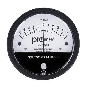 PROSENSE DGA-05B Differential Pressure Gauge, 4 Inch Dial Dia., -5.0 To +5.0 Inch Of Water Column | CV7NQT