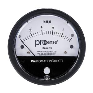 PROSENSE DGA-10 Differential Pressure Gauge, 4 Inch Dial Dia., 0 To 10.0 Inch Of Water Column | CV7NQU