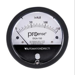 PROSENSE DGA-150 Differential Pressure Gauge, 4 Inch Dial Dia., 0 To 150.0 Inch Of Water Column | CV7NQY